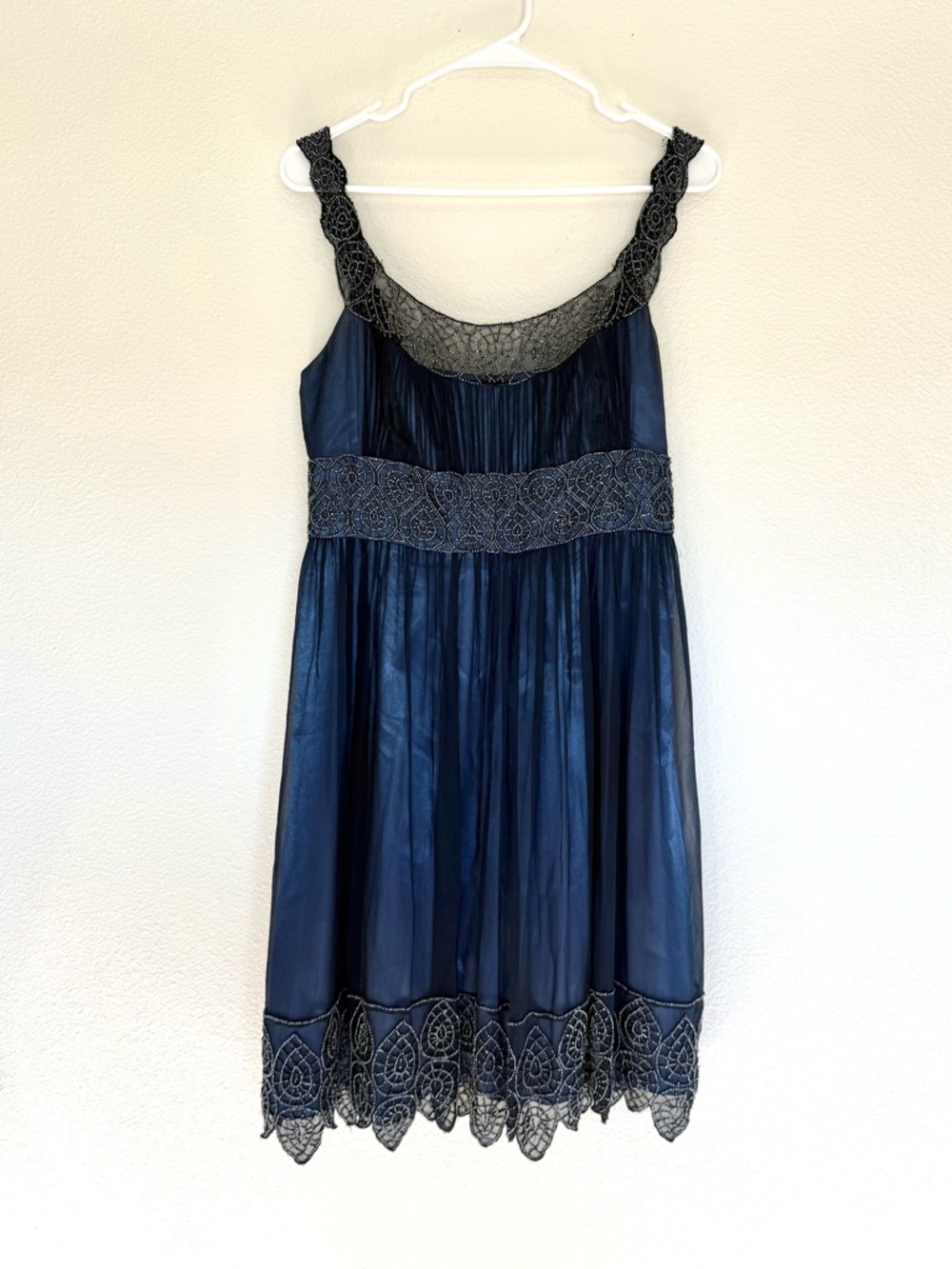 VTG 100% Silk Midi Dress Fairycore Adrianna Papell Sz 10